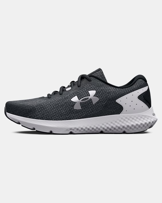 Women's UA Charged Rogue 3 Knit Running Shoes, Black, pdpMainDesktop image number 5